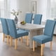 thumbnail image 5 of Cubiertas de asiento para Sillas de Comedor, Cubiertas de Estiramiento Tela Lavable Negra, Protectores de Silla de Cocina, Cubiertas de asiento de Silla de Cocina, 5 of 6