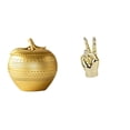 thumbnail image 1 of Figura decorativa de resina, escultura moderna para mesa, estantería, comedor, dormitorio, oficina, escritorio, estatuas, dedos, creativo, hogar., 1 of 8