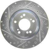 StopTech Select Sport 2000-2009 Honda S2000 Drilled and Slotted Front Right Brake Rotor main image 1