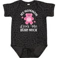 thumbnail image 3 of Inktastic Mommom Loves Me Girls Bear Girls Baby Bodysuit, 3 of 5
