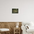 thumbnail image 2 of Stupell Industries Girl Reading Book Hammock Classic Vintage Painting Painting Black Framed Art Print Wall Art, Design by Lettered and Lined, 2 of 5