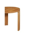 thumbnail image 3 of Pemberly Row Contemporary Outdoor Solid Teak Wood End Table in Natural, 3 of 5