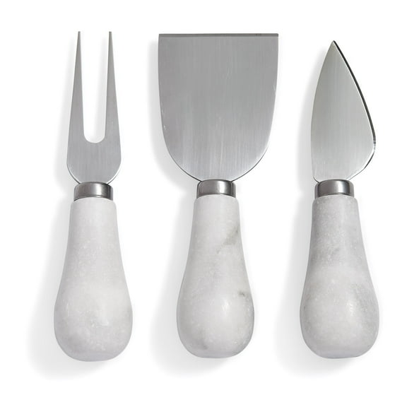 Maison du Fromage Cheese Tool Set, Stainless Steel and Marble