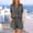 Z125 Gray, variant on 2 Piece Short Sets for Women Summer Beach Vacation Linen Matching Lounge Outfits Casual Button Down Shirt and High Waisted Shorts with Pockets L