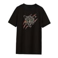 thumbnail image 1 of Camiseta de manga corta para mujer, Top de moda, ropa informal, ropa para mochila, XL, 1 of 8