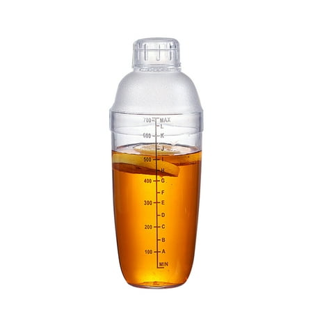 

Jocestyle Cocktail Shaker with Scale Mixer Wine Drink Shaker Cup Barware Tool (700ml)