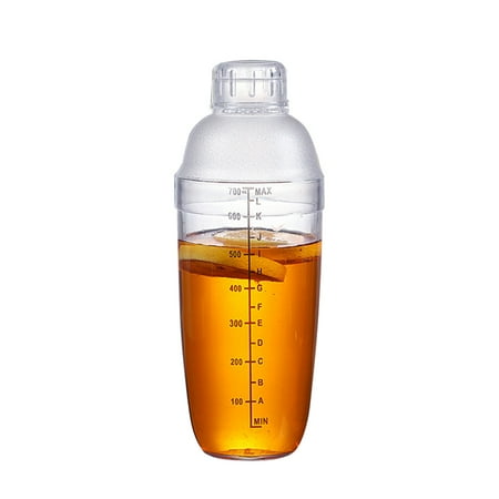 

Jocestyle Cocktail Shaker with Scale Mixer Wine Drink Shaker Cup Barware Tool (700ml)