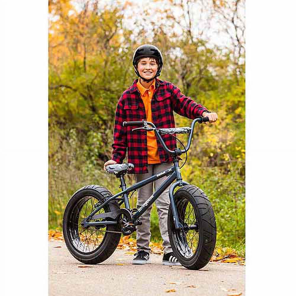 20" Mongoose BMaX All-Terrain Fat Tire Mountain Bike, Black/Gray - image 4 of 5