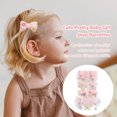 thumbnail image 4 of Paquete de 8 lindos accesorios para el cabello para niñas: pinzas para el cabello, pasadores y lazos para niños pequeños, 4 of 5