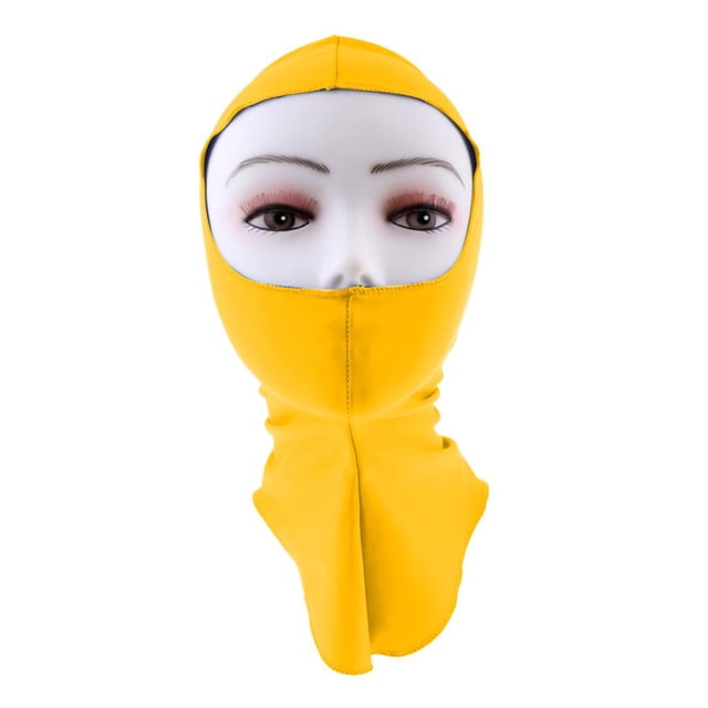 Gorro de natación de esnórquel shamjiam Protector solar Capucha de buceo amarillo