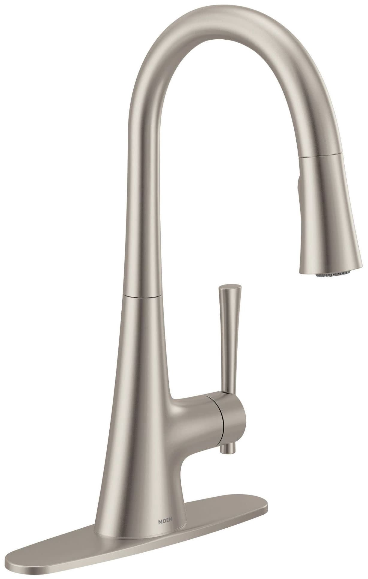 Moen 9126BL Kurv Single Handle Pull Down Kitchen Faucet in Matte Black Replacement MPN