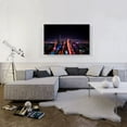 thumbnail image 2 of ARTCANVAS Dubai United Arab Emirates Night View Canvas Art Print - Size: 40" x 26" (0.75" Deep), 2 of 9