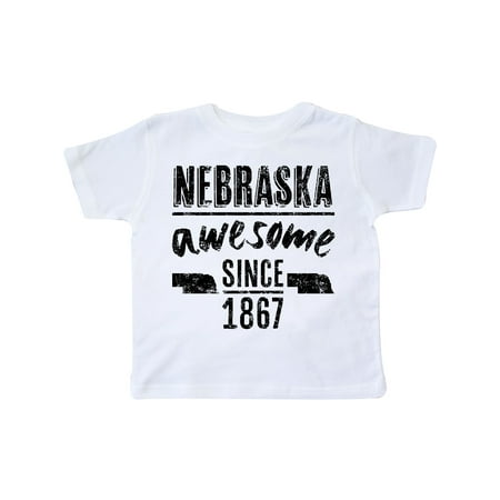 

Inktastic Nebraska Awesome Since 1867 Gift Toddler Boy or Toddler Girl T-Shirt