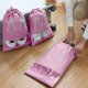 thumbnail image 4 of 20PCS-Rosa-Bolsa para zapatos de viaje, juego de bolsas para zapatos de lana impermeables y a prueba de polvo, con ventana transparente y cordón JM, 4 of 5