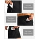 thumbnail image 3 of Pantalones cortos cargo de senderismo Pudolla para hombre, ligeros, negros, talla L, 3 of 6