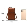 thumbnail image 6 of tasrioml Women's Mobile Phone Bag Crossbody Wallet with Long Strap Small Shoulder Bag with Multiple Compartments for Daily Outings Travel Streets, 6 of 8