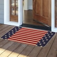 thumbnail image 6 of Hwkond 4th Of July Decorations Patriotic Welcome Doormat Retro American Flags Door Mat With Slip Resistants Rubber Vintage Linen Floor Mat For 4th Of July Independence Day Indoor Outdoor Home, 6 of 8