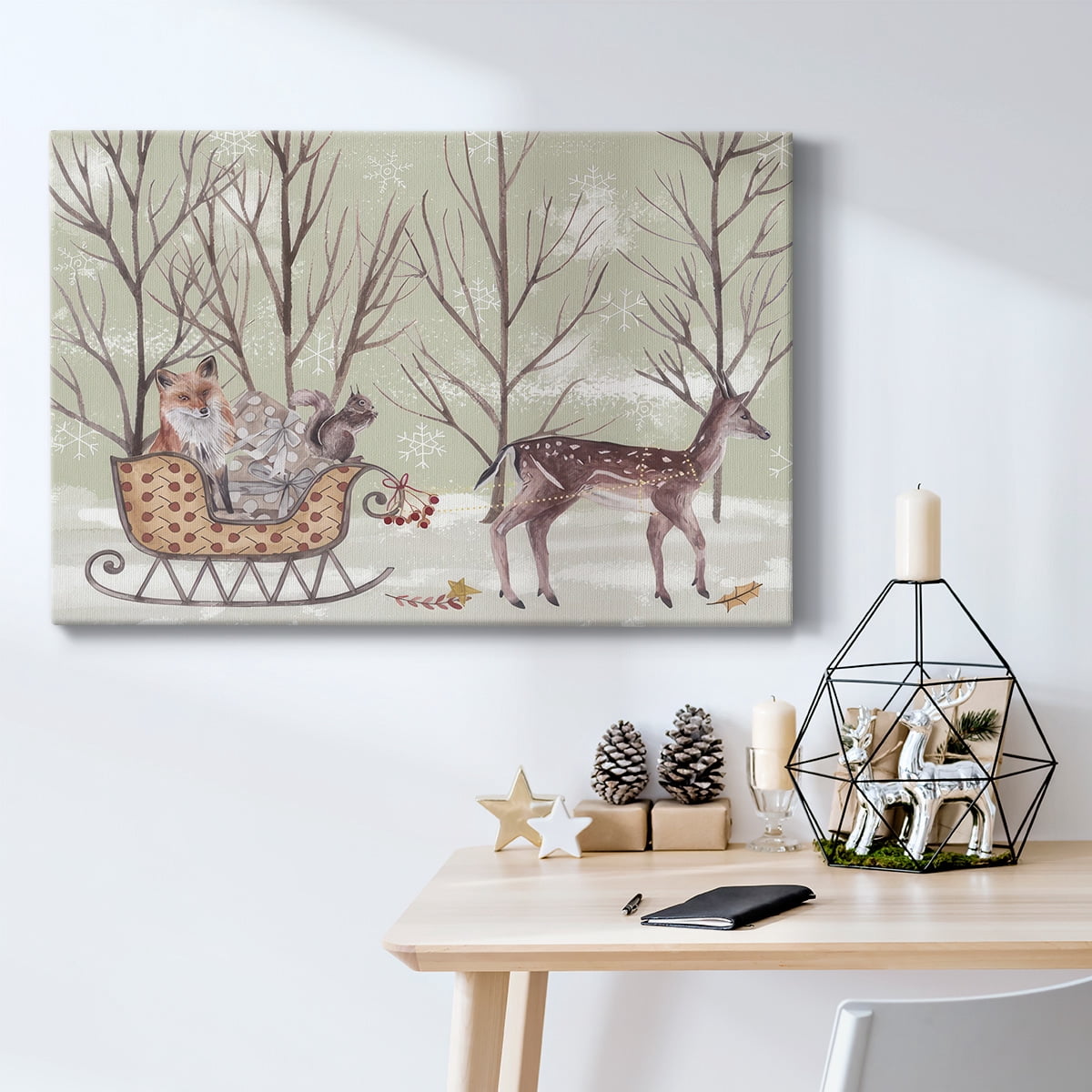 Christmas Time I- Gallery Wrapped Canvas