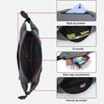 thumbnail image 3 of TAZAG hard shell men's chest bag casual crossbody bag outdoor sports travel waist bag, 3 of 5