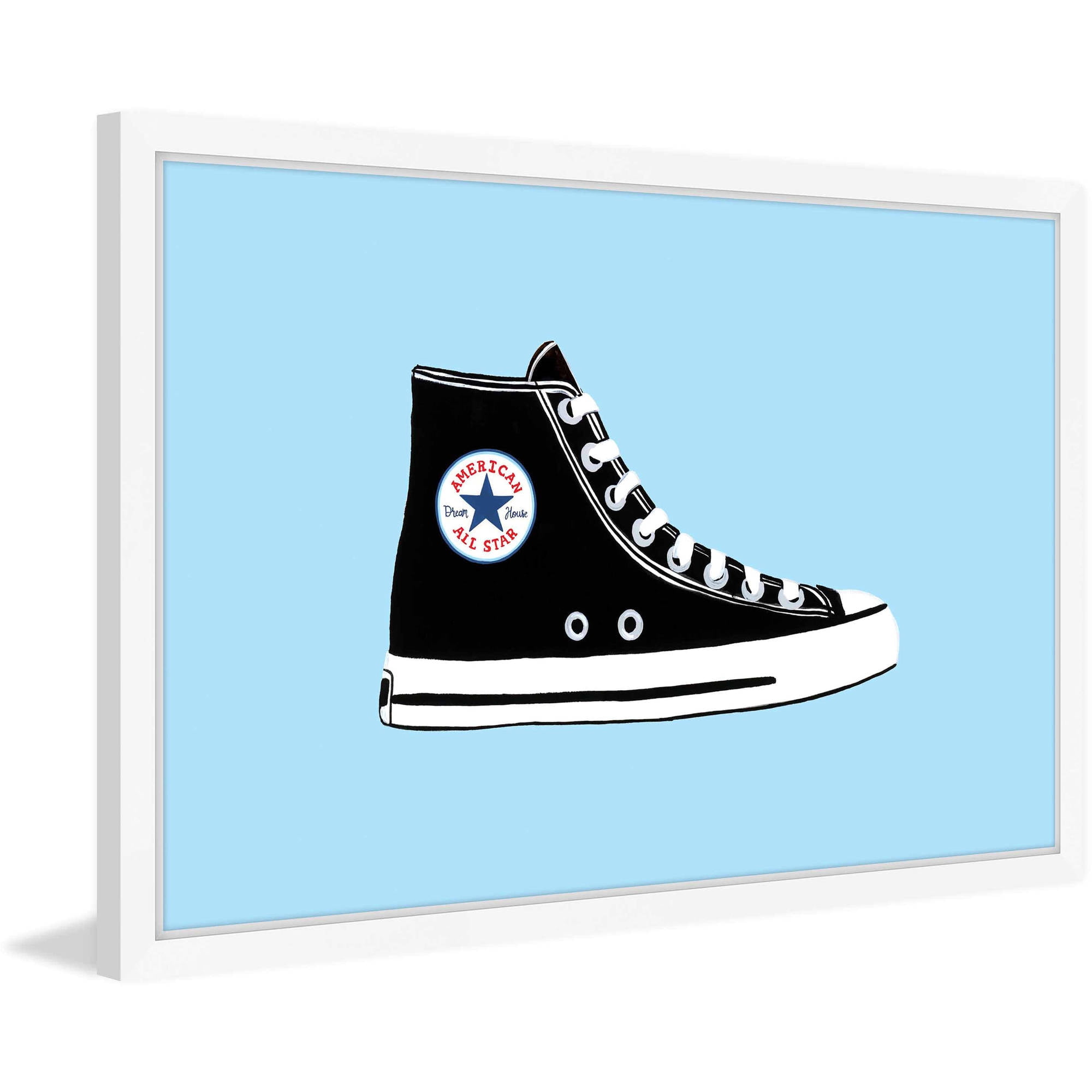 "Cool High Top" Framed Painting Print