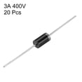thumbnail image 3 of 1N5404 Rectifier Diode 3A 400V Electronic Silicon Diode Black 20 Pack, 3 of 4