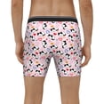 thumbnail image 4 of Xecao Cartoon Cat And Heart Print Boxer Briefs for Men's Stretch Moisture-Wicking Underwear, Mid-Rise Classics breathable fabric, 4 of 7
