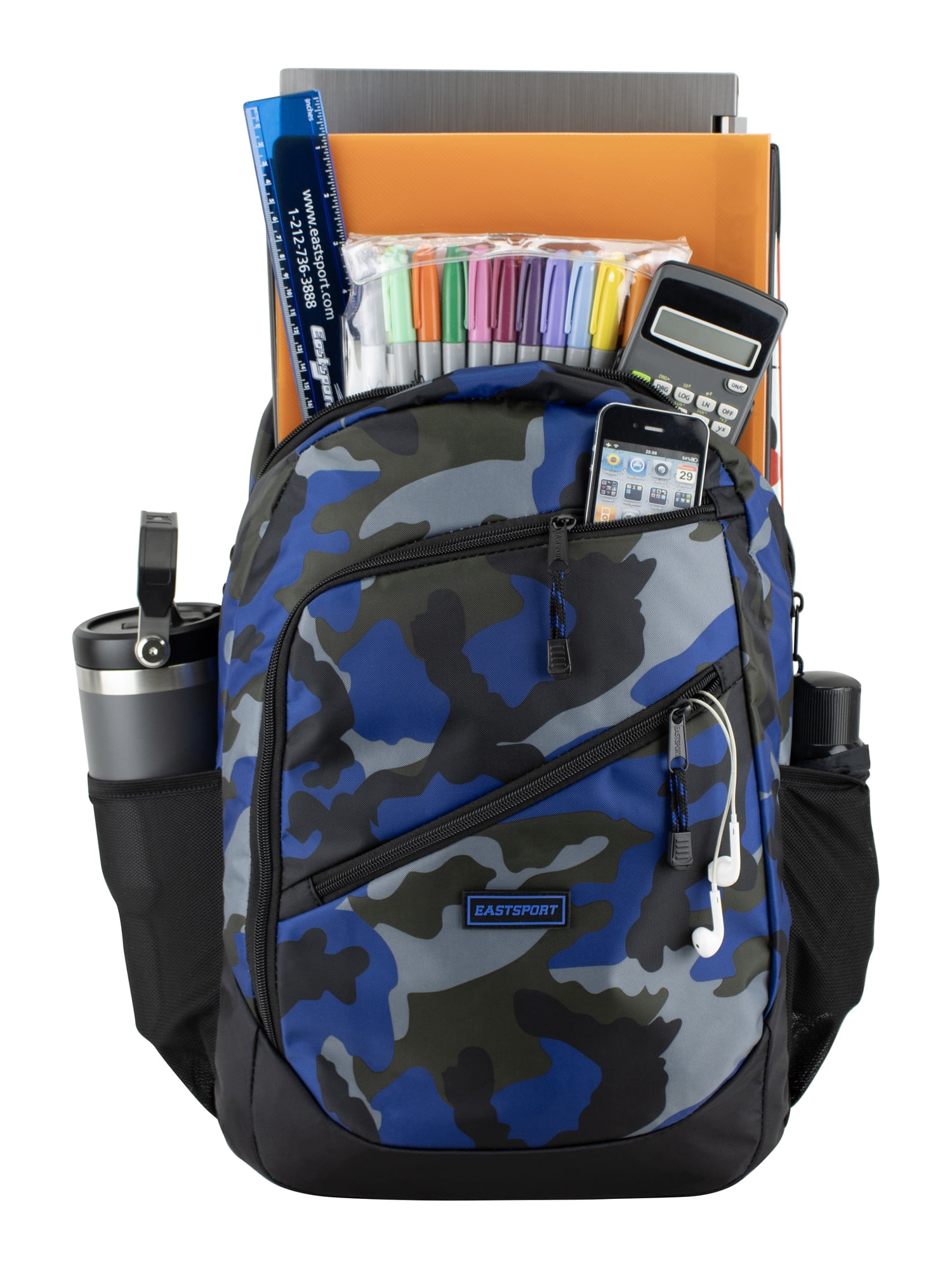 Eastsport Unisex 18.5" Rocket Sport Backpack, Army Camo Mix