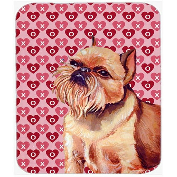 Brussels Griffon Hearts Love And Valentines Day Mouse Pad, Hot Pad or Trivet