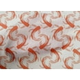 thumbnail image 4 of oneOone Cotton Poplin Dark Peach Fabric Koi Fish Ocean Fabric For Sewing Printed Craft Fabric By The Yard 42 Inch Wide, 4 of 4