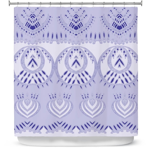 Shower Curtains 70" x 84" from DiaNoche Designs by Susie Kunzelman - Mountains Lilac