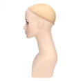 thumbnail image 4 of Female Mannequin Head,  Make Up Manikin Head PVC Bald Weather   for, 4 of 8