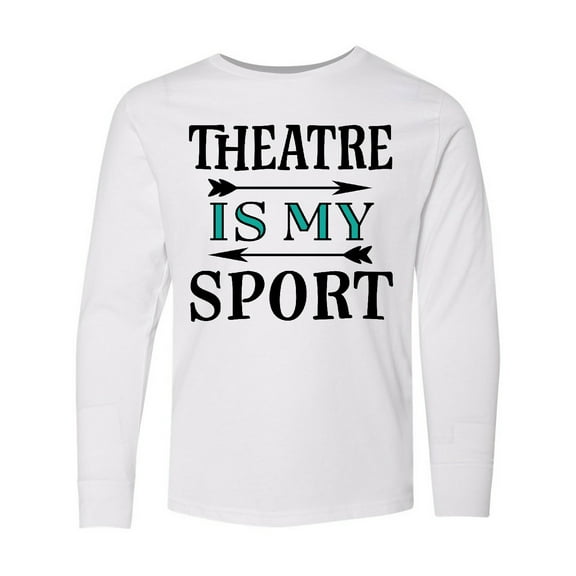 Inktastic Theatre is My Sport Drama Acting Long Sleeve Youth T-Shirt