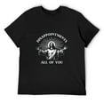 thumbnail image 3 of Disappointments All of You - Jesus Fly Men's Cotton Short Sleeve HD Print Tee for Casual T-Shirt Crew Neck Top Black XL, 3 of 7