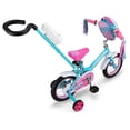 thumbnail image 6 of Schwinn Petunia Steerable Toddler Bike with Training Wheels, 12 Inch Wheel, Ages 2-4, Teal, 6 of 7