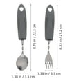 thumbnail image 2 of 2 Pcs Silverware for Arthritic Hands Built up Utensils Elder, 2 of 8
