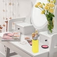 thumbnail image 5 of Uxcell 2 Pcs Alcohol Liquid Press Pumping Dispenser 500ML Nail Polish Remover Empty Bottle Yellow, 5 of 5