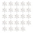 thumbnail image 2 of Snowflake Ornament, Decoration Accessory Practical Hangable Romantic Exquisite  For Parties Weddings Decor For Christmas Trees 4.5cm Snowflakes Ornament, 2 of 8