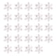 thumbnail image 3 of Snowflake Ornament, Transparent Exquisite Beautiful Decoration Accessory 24 Pcs  For Christmas Trees For Parties Weddings Decor ANGGREK Adorno de copos de nieve de 4,5 cm, 3 of 8