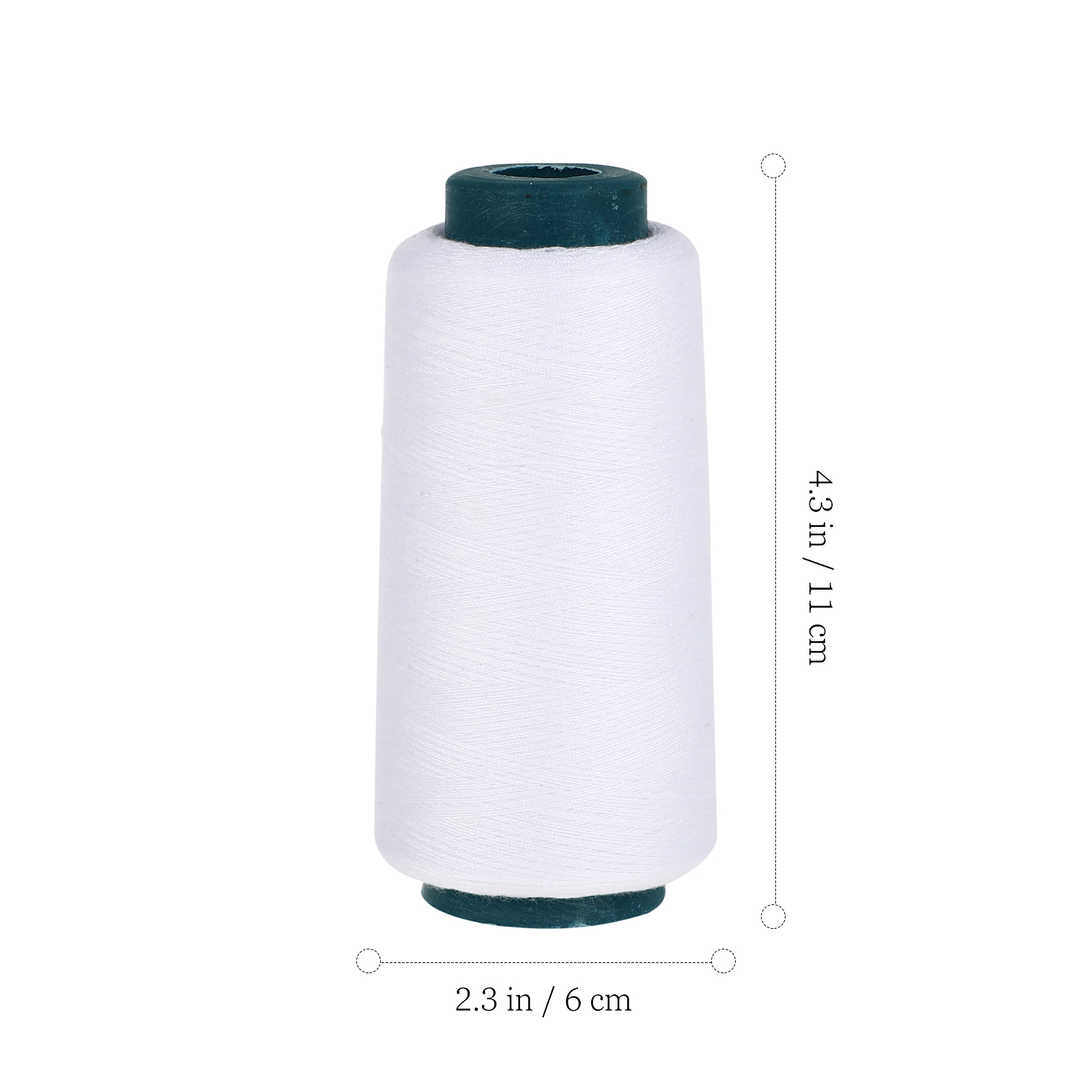 Buy Bleached 3000 Yards Polyester Sewing Thread for Sewing Machine ...