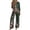 Brown, variant on Two Piece Sets For Women Halloween 3/4 Sleeve Print Fall Outfits Casual Crew Neck Shirts And Pants Lounge Sets Halloween Vacation Travel Outfits