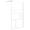 White, variant on vidaXL Walk-in Shower Enclosure Bathroom Wall Panel Shower Screen ESG Glass