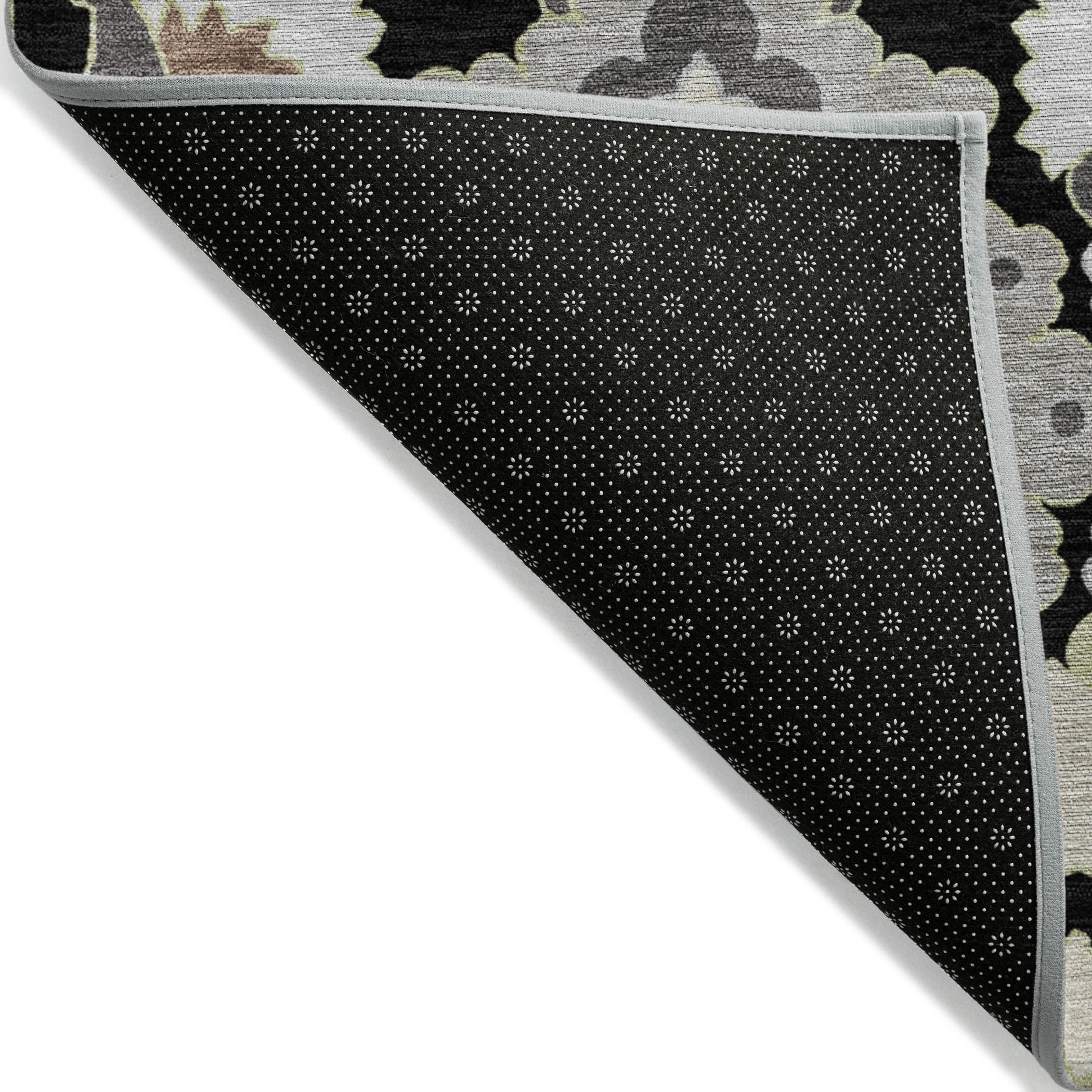 Addison Rugs Chantille Indoor/Outdoor Traditional Vintage Black Washable Rectangle Rug, 10' x 14'