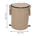 thumbnail image 7 of Mioren Camping Trash CanCamping Trash Can Large Capacity Portable Foldable Pop Up Utility Container With Lid For Outdoor Camping Picnic Gardening 600D Oxford Cloth 10 Gallons 37 8L, 7 of 7