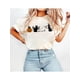 thumbnail image 1 of Halloween T-Shirt Ghost Cat Shirt Women Cat Lover Gift Spooky Black Cat Graphic Tees Short Sleeve Fall Tops, 1 of 6