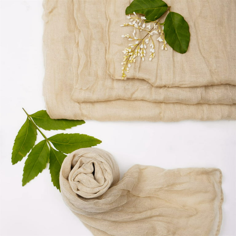 Set Of 10 Gauze Crepe Cloth Napkins Pack Pure Cotton Fabric