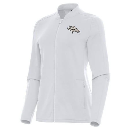 Women s Antigua White Denver Broncos Continual Full-Zip Jacket
