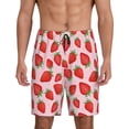 thumbnail image 1 of Fotbe Strawberries Pantalones Cortos de Pijama para Hombre, Ropa de Dormir, Pantalones de Pijama Cortos para Hombre-Large, 1 of 6