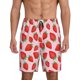 thumbnail image 1 of Fotbe Strawberries Pantalones Cortos de Pijama para Hombre, Ropa de Dormir, Pantalones de Pijama Cortos para Hombre-X-Large, 1 of 6