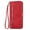 Red, variant on Dteck for iPhone 15 Plus Case Wallet with Credit Card Holder Zipper Pocket, Flip Folio Book PU Leather Phone Case Shockproof Wristlet Strap Cover for Women Men,Red