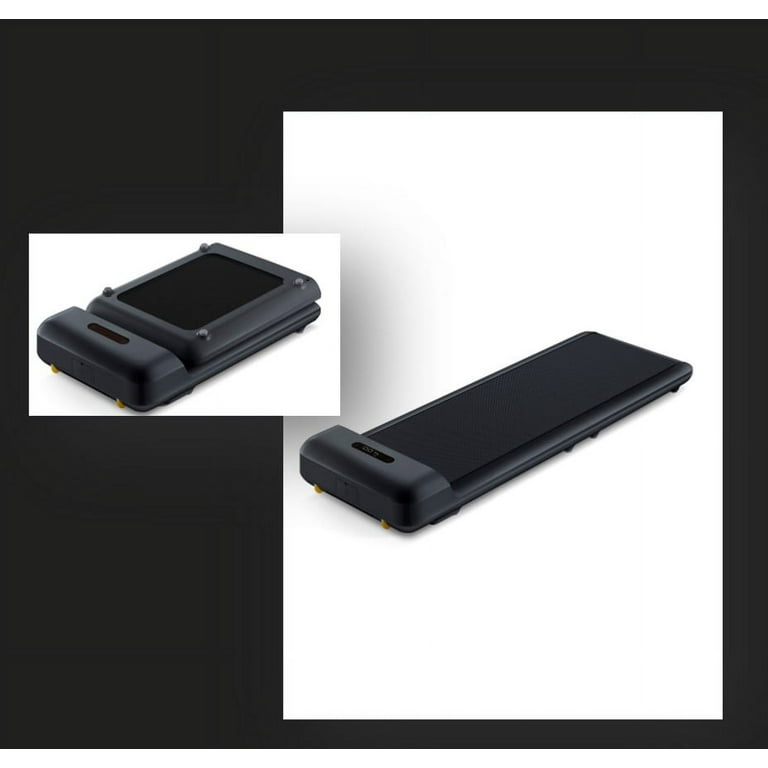 WalkingPad C2 Under Desk Portable Treadmill Double Folding for Storage with  Smart Walk Sensors in Black, 1HP Power Max Speed 3.7 MPH